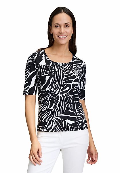 Betty Barclay Kurzarmshirt "Betty Barclay Damen Basic Shirt mit Rippenstruk günstig online kaufen