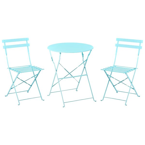 Beliani Bistro Set FIORI Türkis 60x60x80 günstig online kaufen