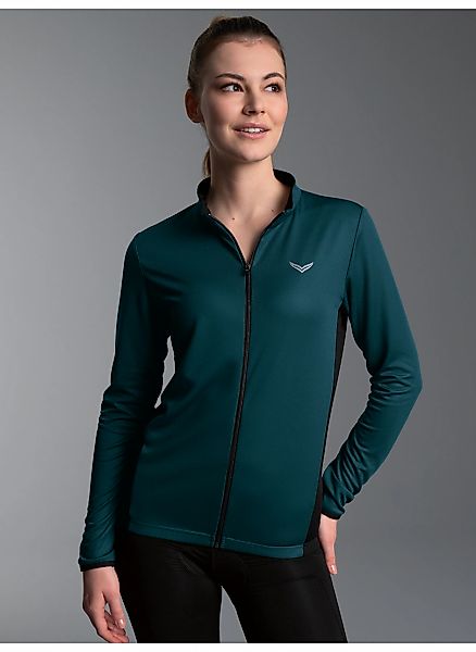 Trigema Trainingsjacke "TRIGEMA Fahrradjacke mit 3-Teiliger Rückentasche" 1 günstig online kaufen