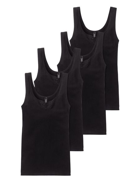 Schiesser Trägertop Cotton Essentials (4-tlg) träger-top günstig online kaufen