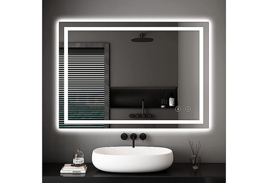 Dripex Badspiegel LED Badezimmerspiegel Rechteckig Wandspiegel, Beschlagfre günstig online kaufen