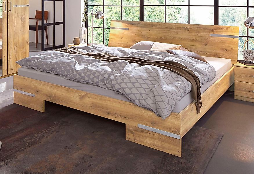 Wimex Futonbett »Anna, Bett Made in Germany«, mit chromfarbenen Details im günstig online kaufen