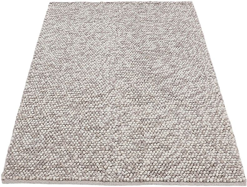 carpetfine Teppich »Calo«, rechteckig, 16 mm Höhe, Handweb Teppich, Uni Far günstig online kaufen