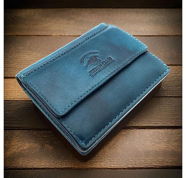 JOCKEY CLUB Mini Geldbörse kleines echt Leder Portemonnaie mit RFID Schutz günstig online kaufen