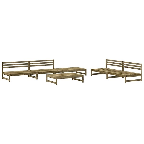 vidaXL 6-Tlg Garten-Lounge-Set Imprägniertes Kiefernholz 3186619 günstig online kaufen