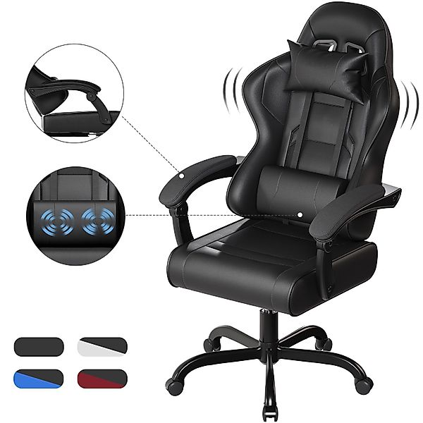 HOMALL Gaming Chair Gaming Stuhl hoher günstig online kaufen
