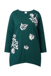 Ulla Popken T-Shirt Shirt A-Linie U-Boot-Ausschnitt günstig online kaufen