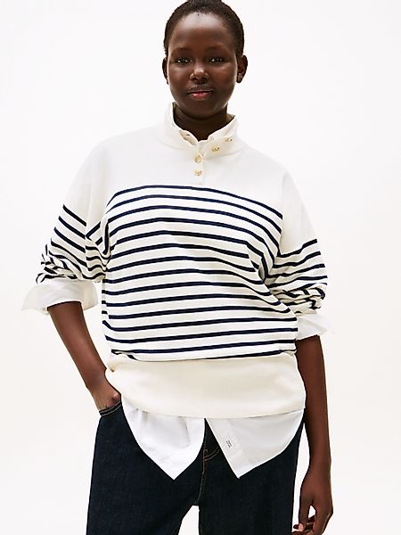 Tommy Hilfiger Curve Stehkragenpullover CRV CO günstig online kaufen