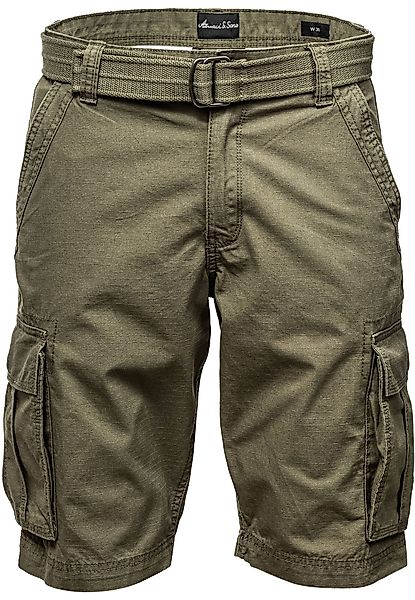 Amaci&Sons Cargoshorts MIDFIELD Chinoshort inkl. Gürtel günstig online kaufen