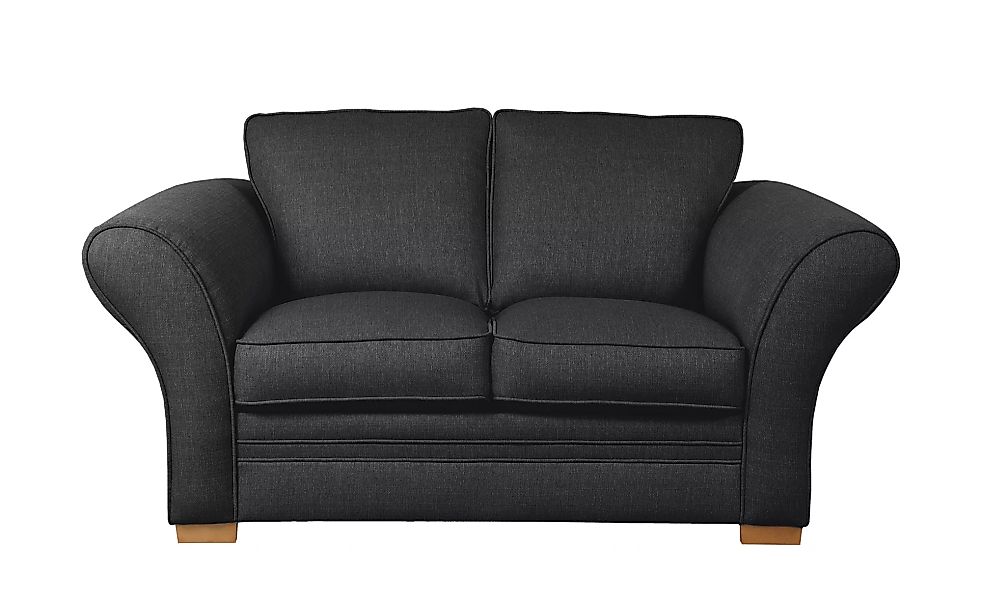 Sofa - schwarz - 174 cm - 104 cm - 92 cm - Polstermöbel > Sofas > 2-Sitzer günstig online kaufen