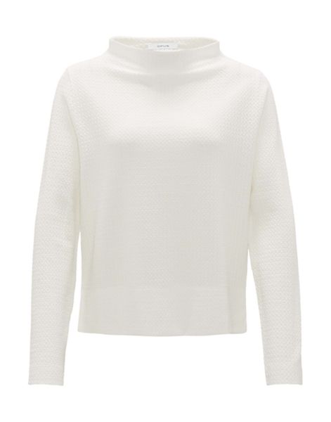 OPUS Langarmshirt Strukturiertes Shirt SUFU Regular günstig online kaufen