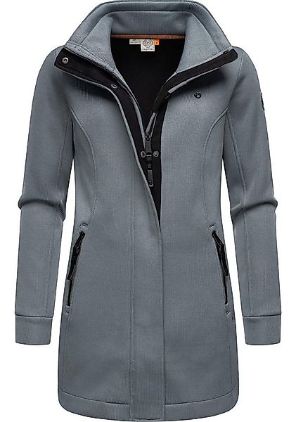 Ragwear Sweatjacke Letrice Bonded Elegante Zip-Jacke mit hohem Kragen in Fe günstig online kaufen