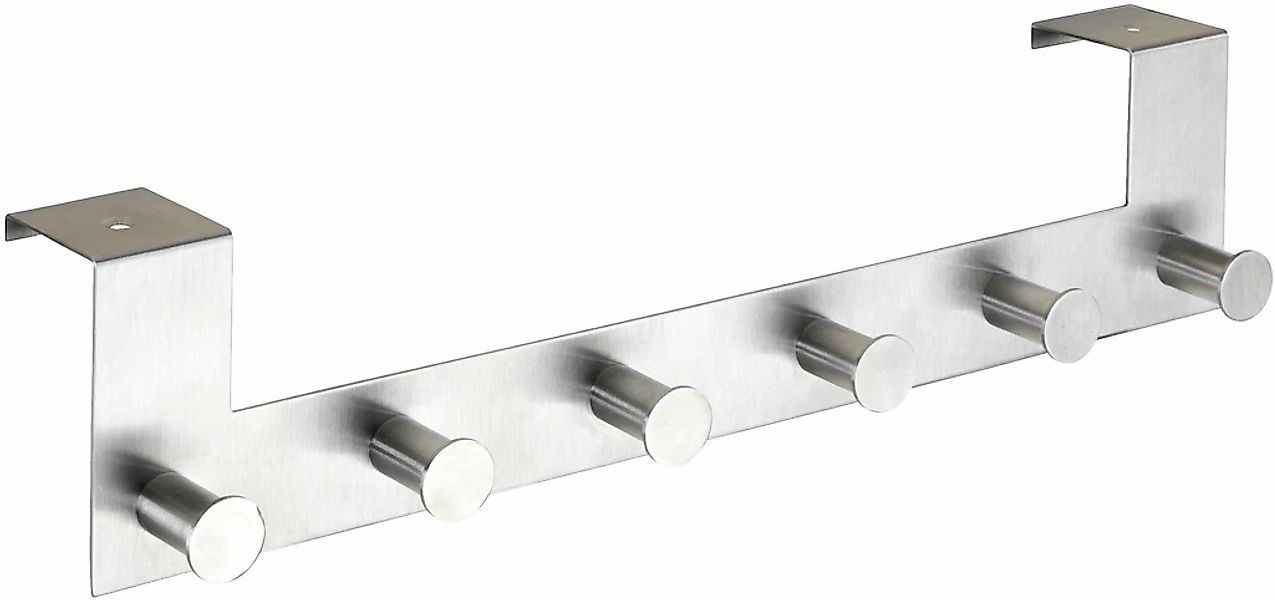 WENKO Türhaken "Modell Celano" Türgarderobe, Hakenleiste mit 6 Haken, für e günstig online kaufen