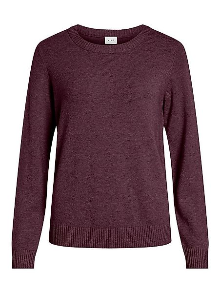 Vila Strickpullover Dünner Rundhals Strickpullover VIRIL VIRIL O-NECK L/S K günstig online kaufen