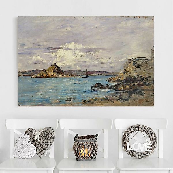 Leinwandbild - Querformat Eugène Boudin - Douarnenez Die Bucht günstig online kaufen