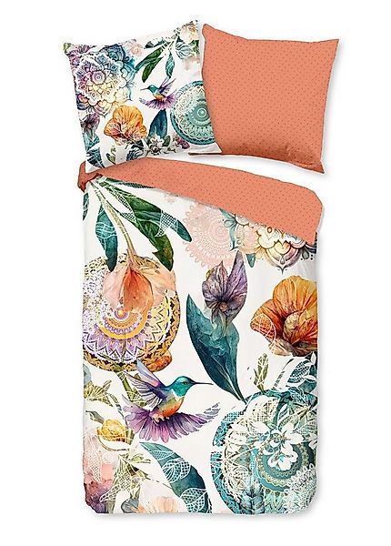 hip Bettwäsche Mako Satin Bettwäsche 135 X 200 cm + 1- 80 X 80 cm Bernice b günstig online kaufen