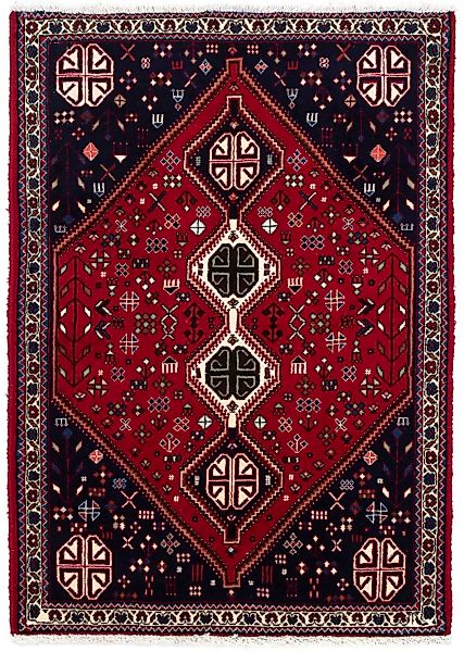 morgenland Wollteppich »Abadeh Medaillon Rosso scuro 159 x 107 cm«, rechtec günstig online kaufen