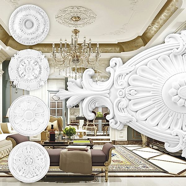 Grand Decor Wanddekoobjekt R114 (Stuckrosette aus günstig online kaufen