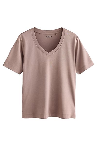 Next V-Shirt Legeres T-Shirt mit V-Ausschnitt, günstig online kaufen