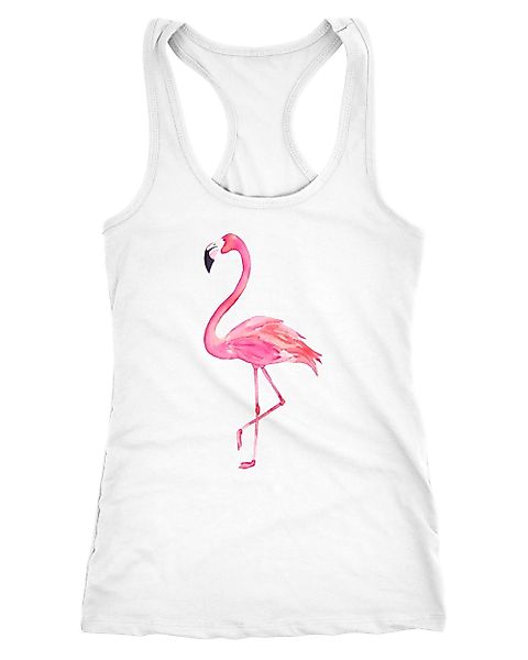 Neverless Tanktop Damen Tank-Top Flamingo Racerback günstig online kaufen