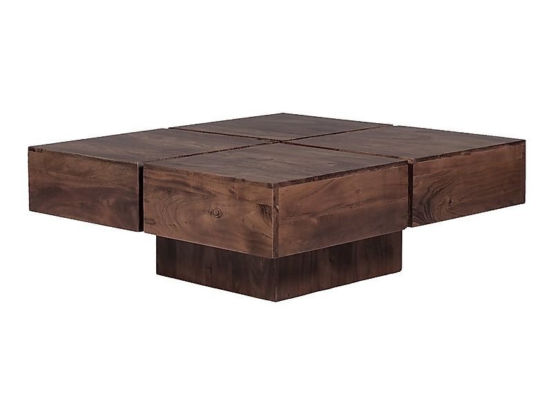 massivum Couchtisch Amberley Akazie 80x80 cm (1-St) günstig online kaufen