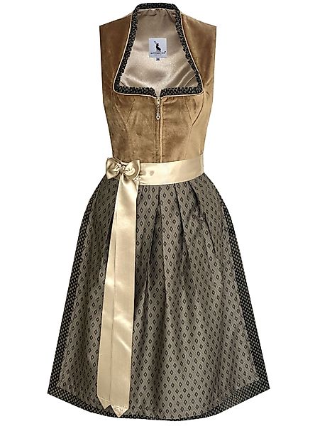 Alpenmärchen Dirndl Dirndl Aurelia in braun günstig online kaufen