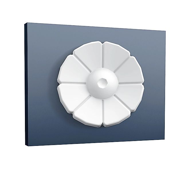 ORAC DECOR P20 LUXXUS Stuck RoSette Blume Gesims Decken-Wand-Deko Profil 6, günstig online kaufen