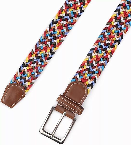 Suitable Geflochtener Gürtel Meerkleurig - Größe 105 günstig online kaufen