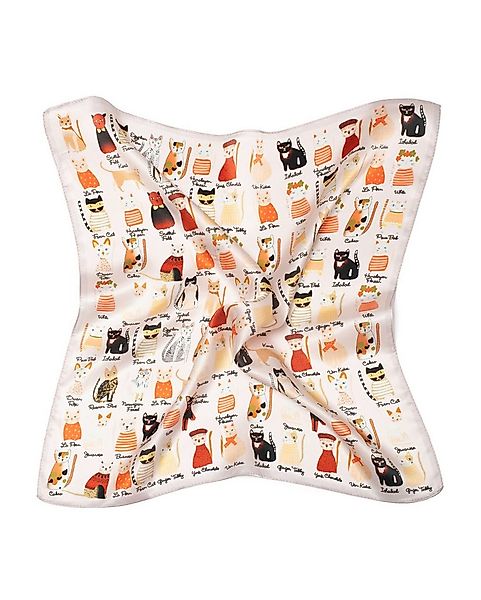 MayTree Seidentuch quadratisch Katzen zart rosa, (Stück), 100% Seide günstig online kaufen