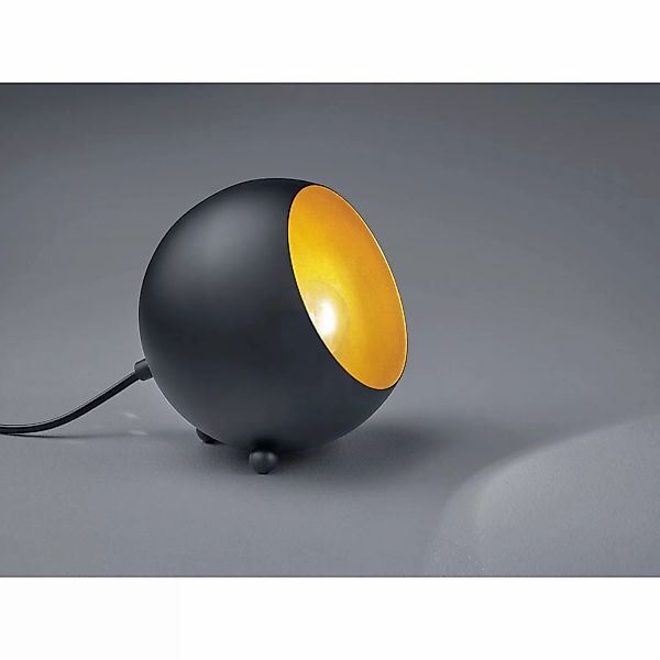 Reality Tischlampe Billy Schwarz matt günstig online kaufen