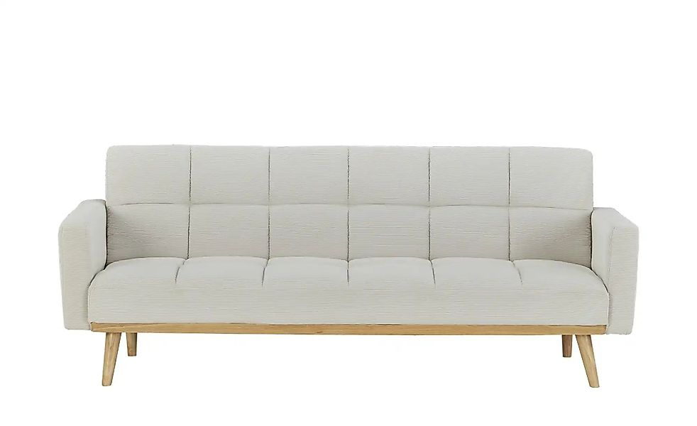 Schlafsofa  Attalie ¦ creme ¦ Maße (cm): B: 212 H: 80 T: 84 Polstermöbel > günstig online kaufen