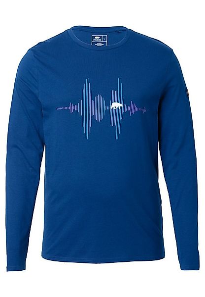 FORSBERG Sweatshirt Longsleeve mit Audiowelle günstig online kaufen