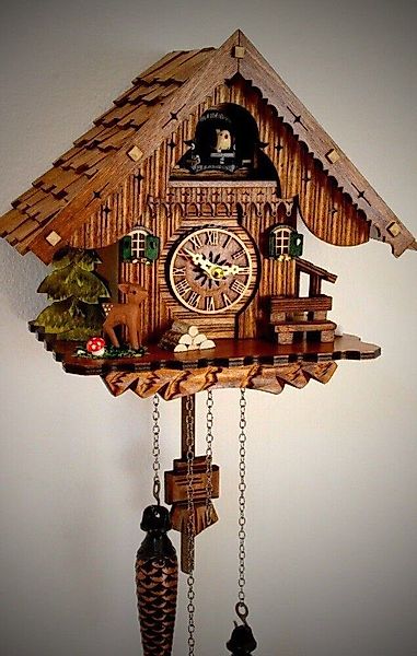 Clockvilla Hettich-Uhren Wanduhr Schwarzwälder Kuckucksuhr mit günstig online kaufen