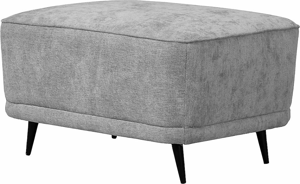 Home affaire Polsterhocker "Ashly" in 3 Bezugsvarianten, Bouclé, Samtoptik günstig online kaufen