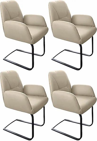 W.SCHILLIG Freischwinger »ole« (Set) 4 Stk.2er- oder 4er-Set, Gestell in Sc günstig online kaufen