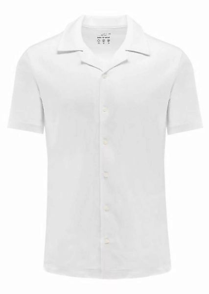 MARVELIS Poloshirt Poloshirt - Body Fit - Polokragen - Einfarbig - Weiß günstig online kaufen
