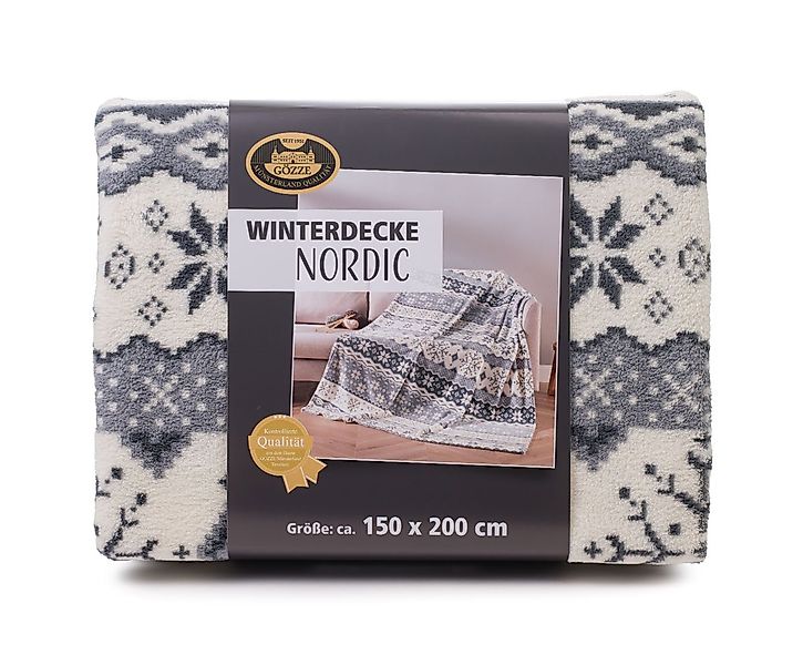 Wohndecke GÖZZE Decke NORDIC silber BL günstig online kaufen