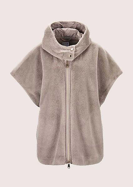 MADELEINE Cape "Poncho-Jacke Webpelz-Poncho mit Kapuze" günstig online kaufen