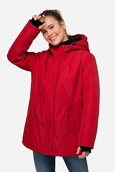 Laurasøn Parka Funktions-Jacke Kapuzen Zipper Seitenschlitze günstig online kaufen