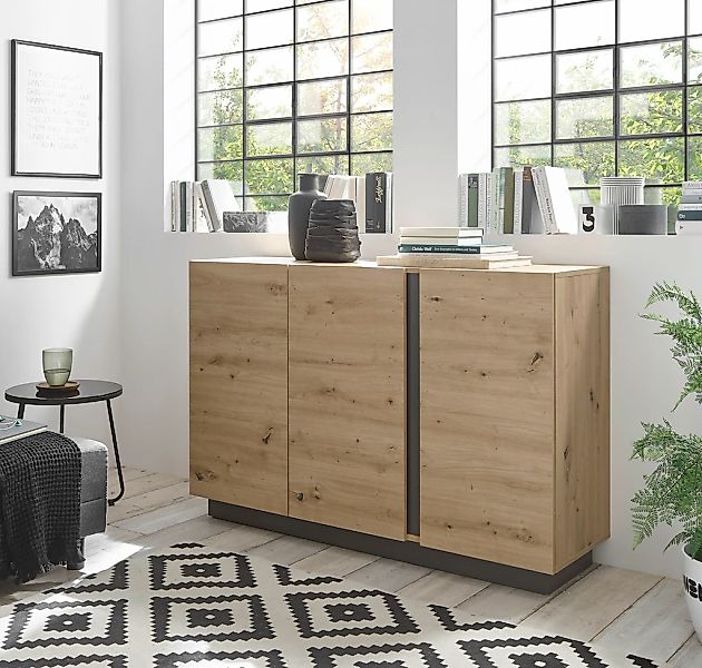 Home affaire Sideboard "CLAiR Sideboard 52" Breite 138 cm günstig online kaufen