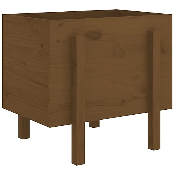 vidaXL Pflanzkübel Honigbraun 62x50x57 cm Massivholz Kiefer 825208 günstig online kaufen