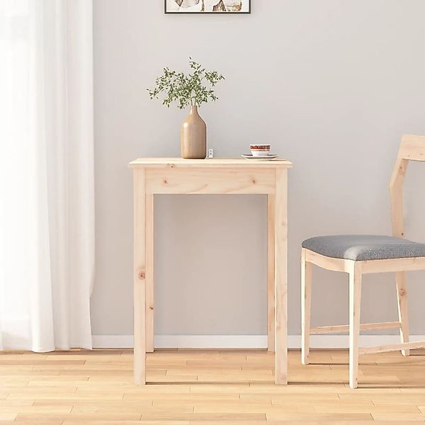 furnicato Esstisch 55x55x75 cm Massivholz Kiefer günstig online kaufen