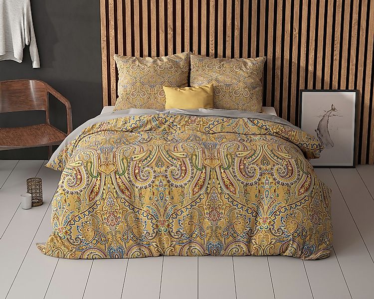 Sitheim-Europe Bettwäsche Bettwäsche Emeline Gold Bettbezug mit Kissenbezug günstig online kaufen