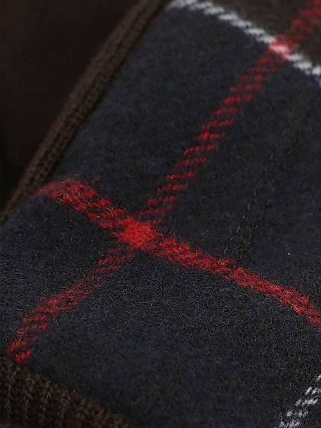 Barbour Handschuhe Hackney Tartan Grün - Größe L günstig online kaufen