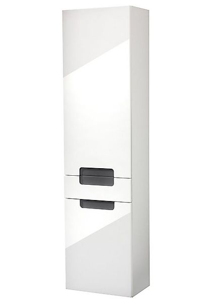 welltime Hochschrank Siena Breite 40 cm, mit hochglänzenden Fronten in weiß günstig online kaufen
