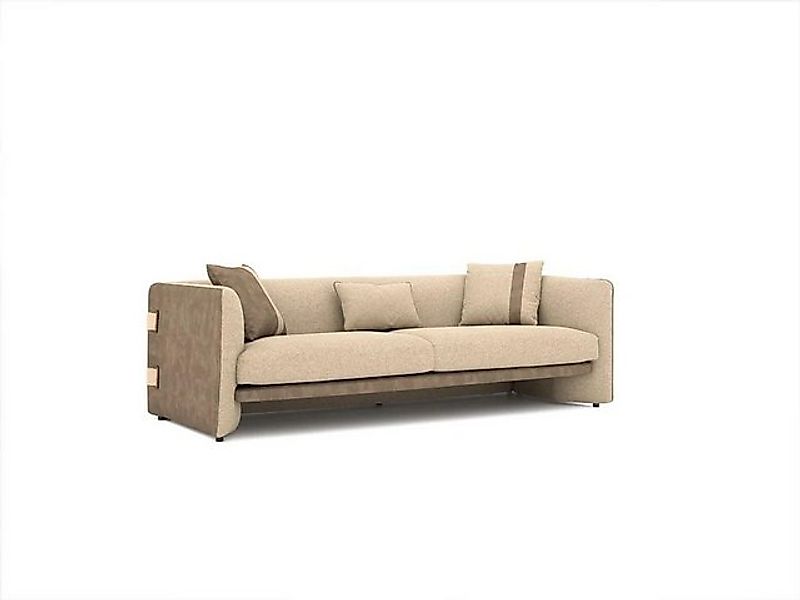 JVmoebel 3-Sitzer Beige Luxus Modern Desing Dreisitzer Sofa Wohnzimmer Einr günstig online kaufen