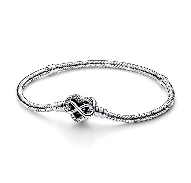 Pandora Charm-Armband PANDORA Moments Armband Unendlichkeit Herz aus Sterli günstig online kaufen