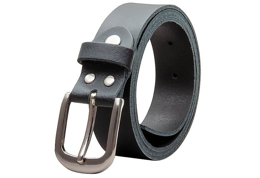 COLOGNEBELT Ledergürtel OM323-SL-Schwarz MADE IN GERMANY, Schwarz Kürzbar, günstig online kaufen