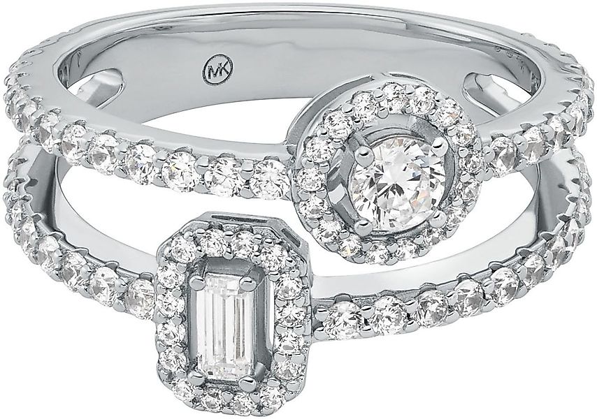 MICHAEL KORS Fingerring Schmuck Geschenk Silber 925 Ring HALO STACKED, mit günstig online kaufen
