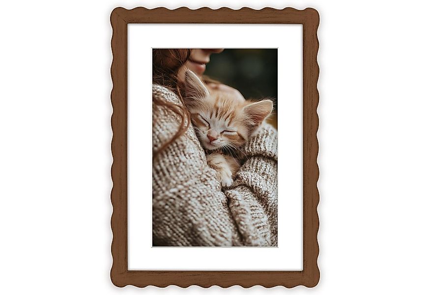 matches21 HOME & HOBBY Bilderrahmen Bilderrahmen 30 x 40 cm Wellenförmiger günstig online kaufen